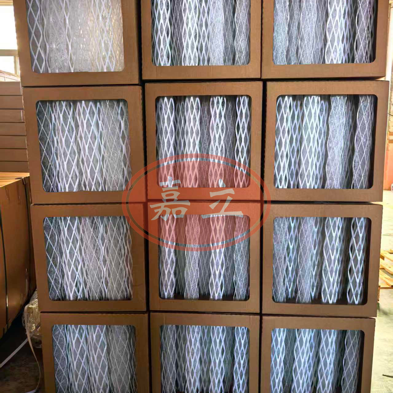 江汉石油管理局3D柱型漆雾过滤收集器